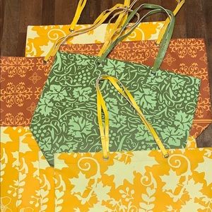 Set of 8- Large Fashion Shopping Totes -ECO TOTE